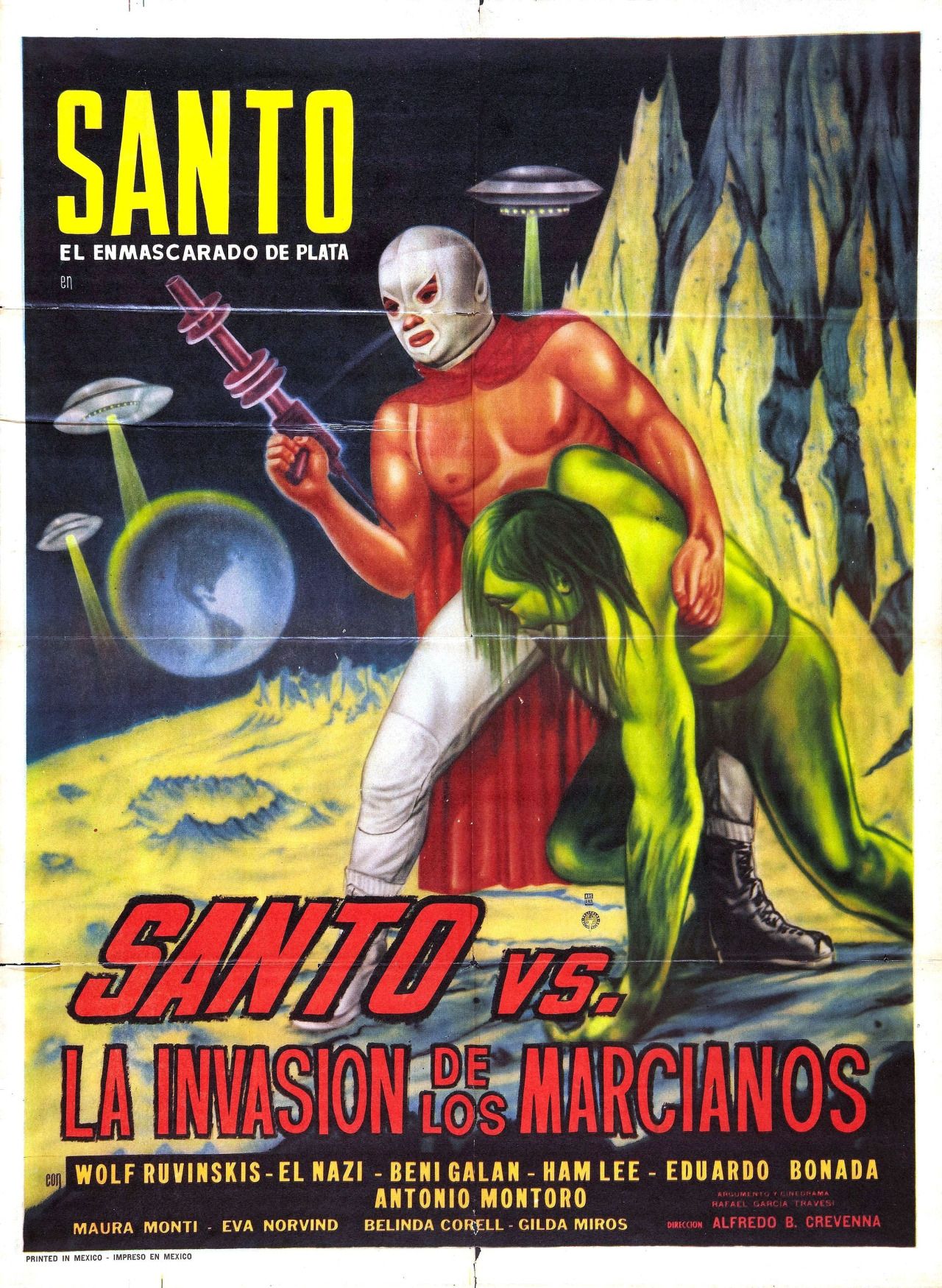 Santo Vs La invasión de los Marcianos (1966)