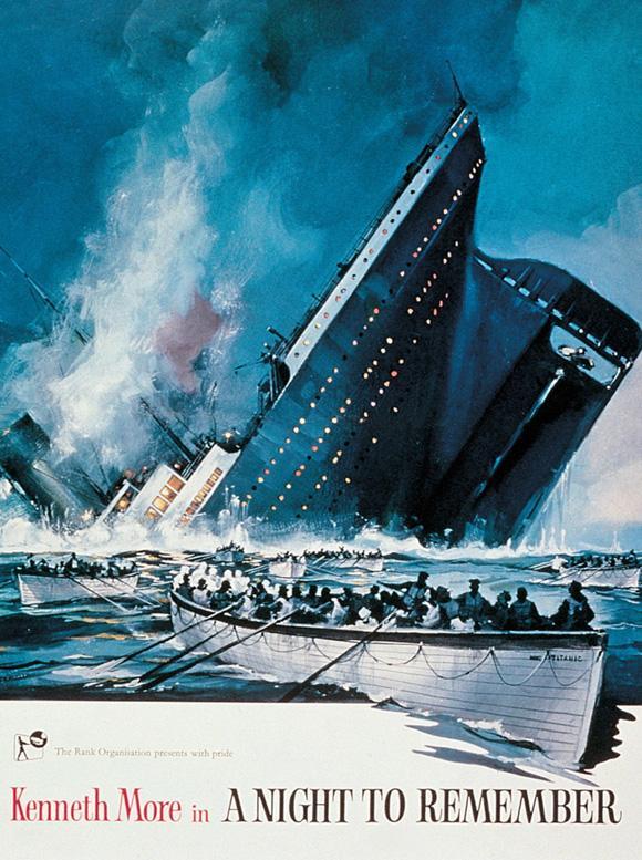 La última noche del Titanic (1958) - Accion