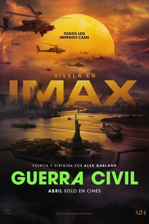 Guerra Civil (2024) 1WIN publicidad